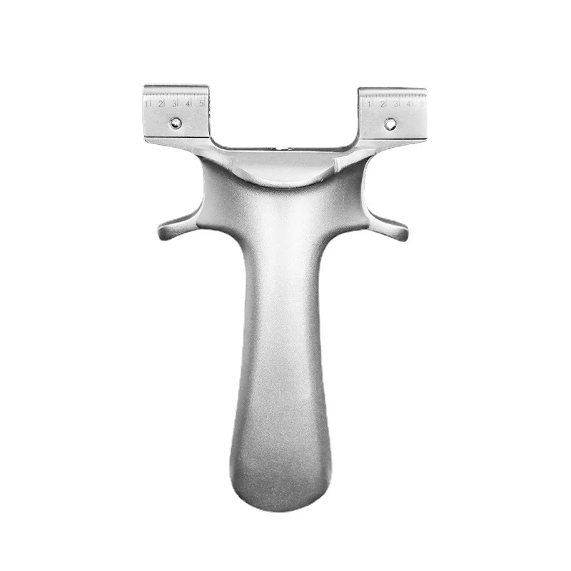 

New High-power and High-precision Stainless Steel Battle Axe Cover Plate Fast Pressure Free Flat Rubber Band Adult Toy Bow