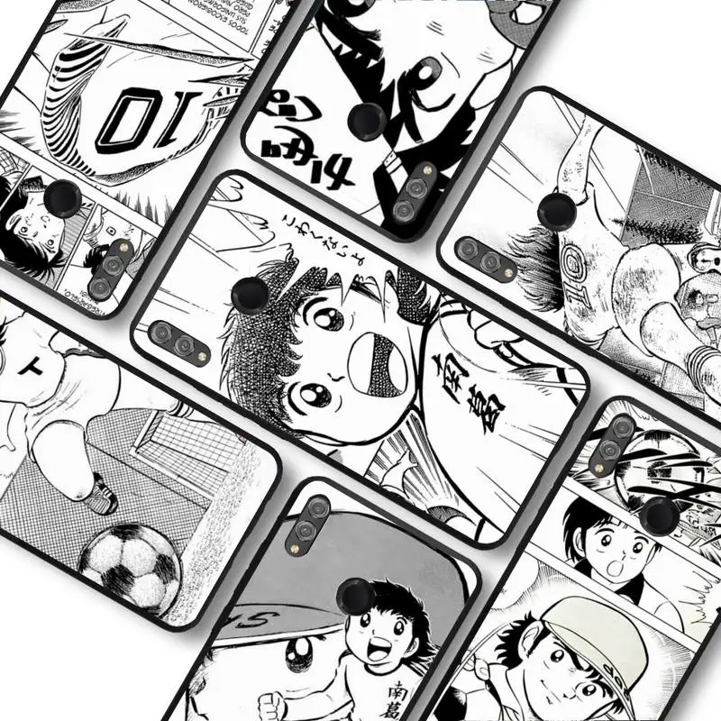 

Anime Captain Tsubasa Phone Case For Huawei honor 10Lite 10i 20 8x 10 Funda for Honor 9lite 9xpro Back Coque