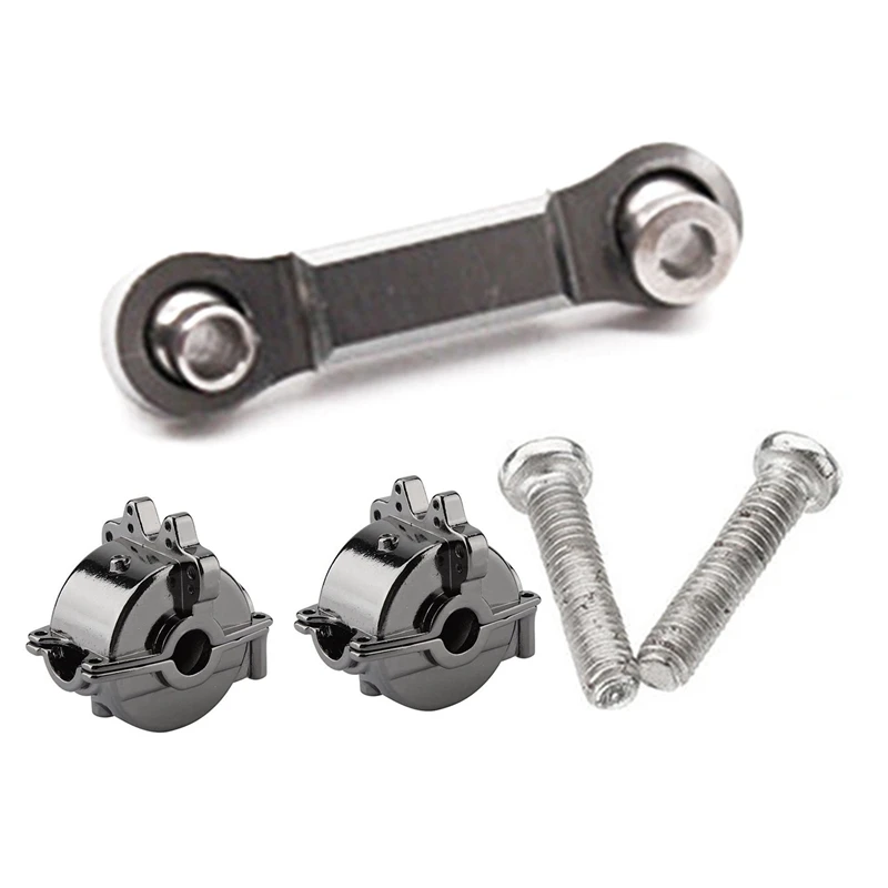 

2 комплекта запчастей для радиоуправляемых автомобилей Wltoys: 1 набор серворулевых стержней и 1 комплект алюминиевых передних и задних шестер...