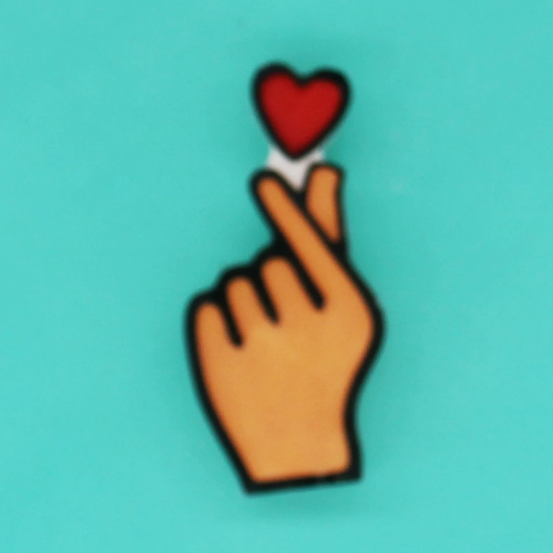

Lydia Korean Heart Finger I Love You Vector Silhouette Decal Sticker Vinyl Pin Stencil Resin Frame LOVE MOLD