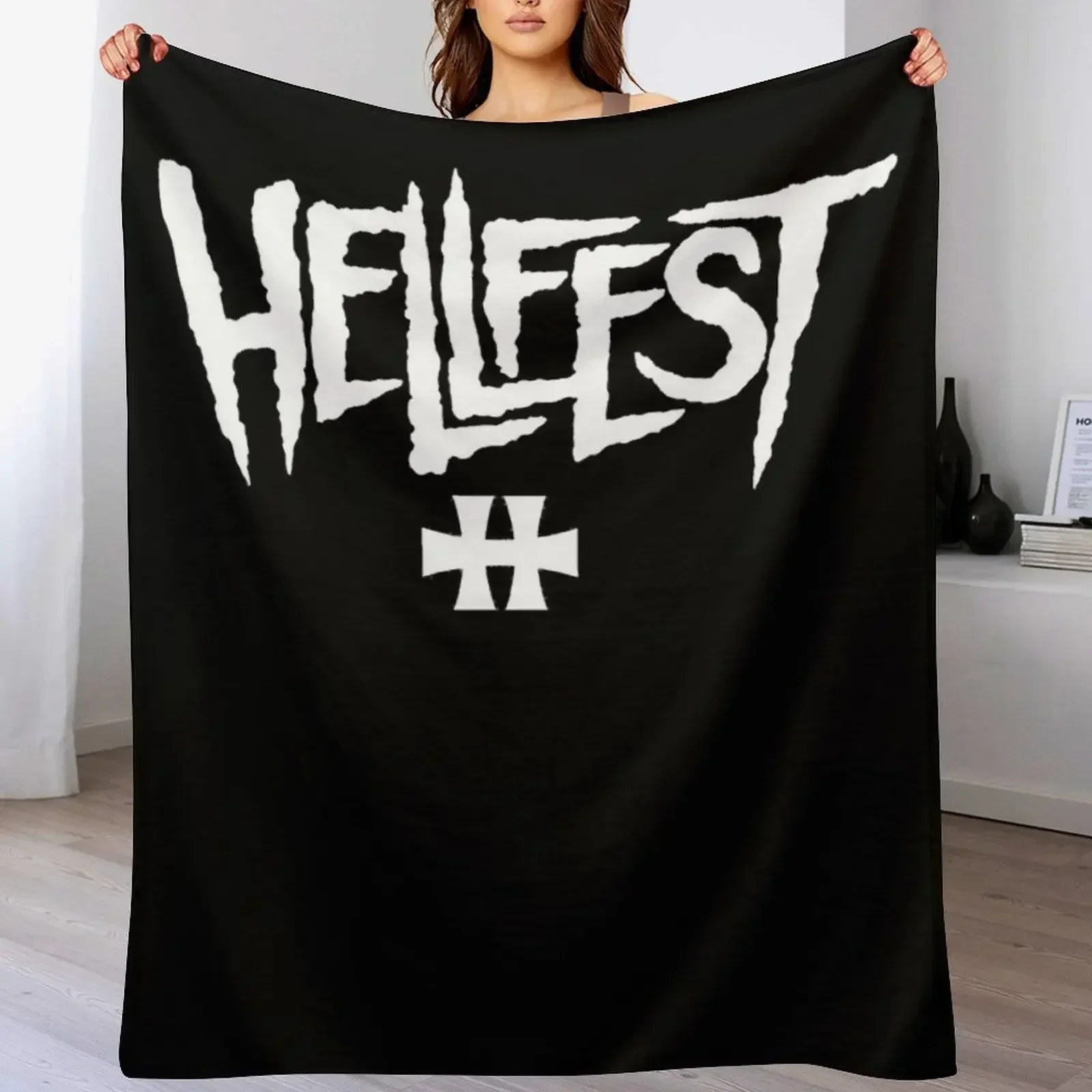 Классическое одеяло Hellfest 2 для кровати забавный подарок одеяла пикника