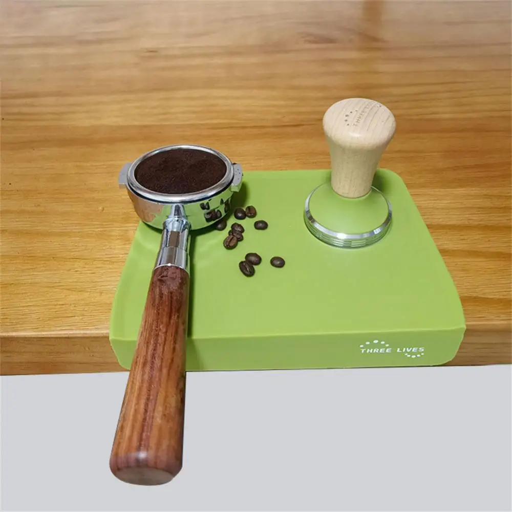 

20 Cm X 15 Cm Silicone Coffee Mat Espresso Mat Food Grade Silicone Espresso Pad Portable Coffee Pad