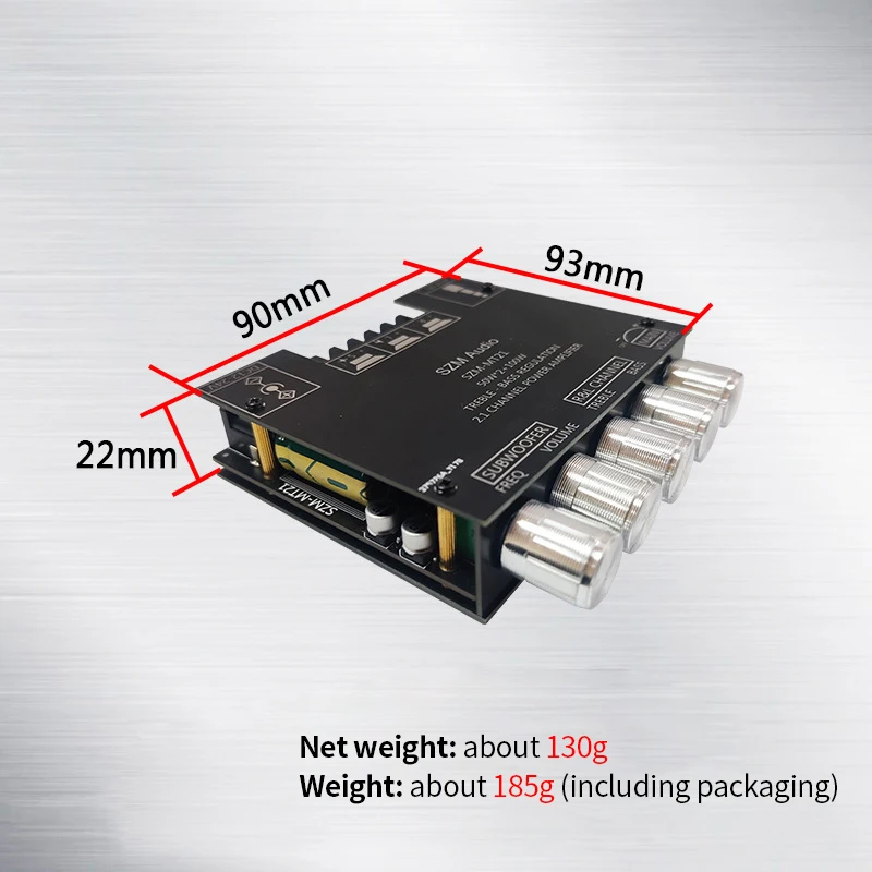 ZK-MT21 TPA3116 2 1 канальный Bluetooth 5 0 панель усилителя сабвуфера 50 Вт x2 + 100 Мощный аудио