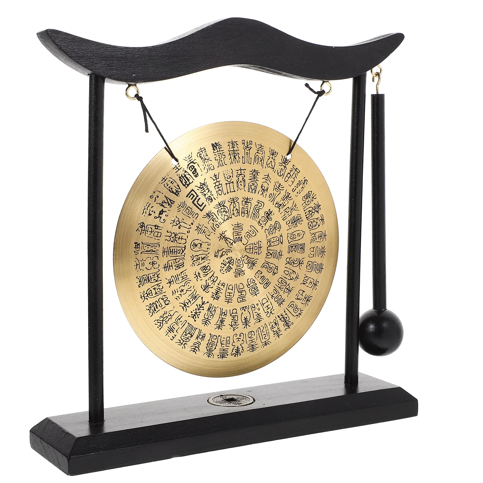 

Декоративное украшение гонг, домашнее настольное украшение, домашнее украшение, сплав, уникальное тибетское ремесло со знаками Зодиака