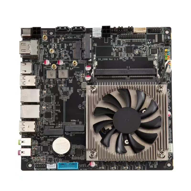 Ультратонкая материнская плата AMD Ryzen R5 R7 5825U 17*17 mini itx универсальная NAS