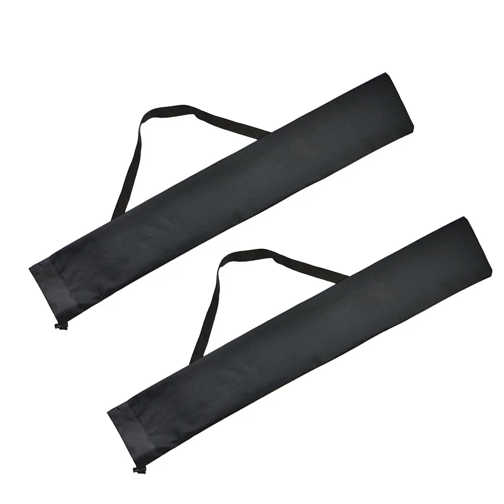 

2 Pcs Tent Poles Bag Hiking Stick Carrier Sports Backpack Trekking Case Daypacks Climbing Cane Alpenstock Carry