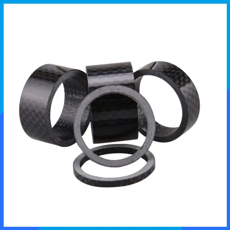 

Bicycle 3K Carbon Fiber Washer 1-1/8" Stem Washer Spacer 28.6mm MTB Front Fork 3/5/10/15/20mm Road Bike Parts Accessories