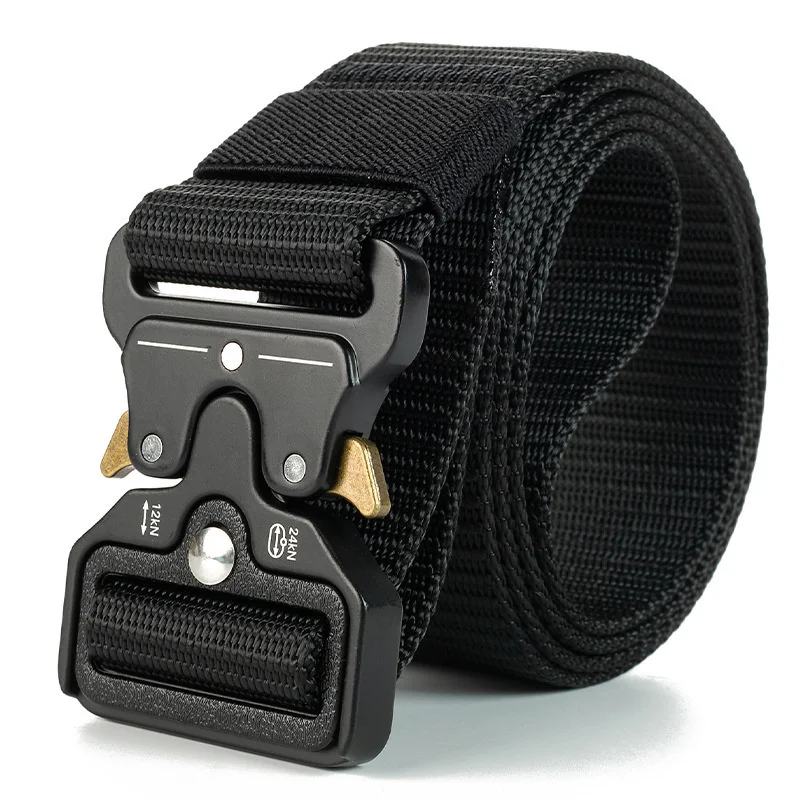 Men Belt Outdoor untin Tactical Belt Multi-Function Buckle Nylon Belt i Quality Marine Corps Canvas Belt Plastic buckle