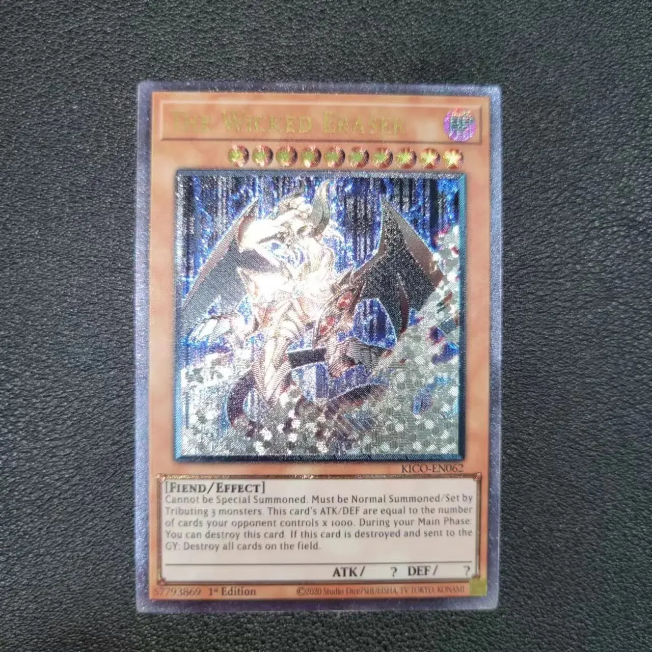 Yu-Gi-Oh карта The Wicked Eraser KICO-EN062