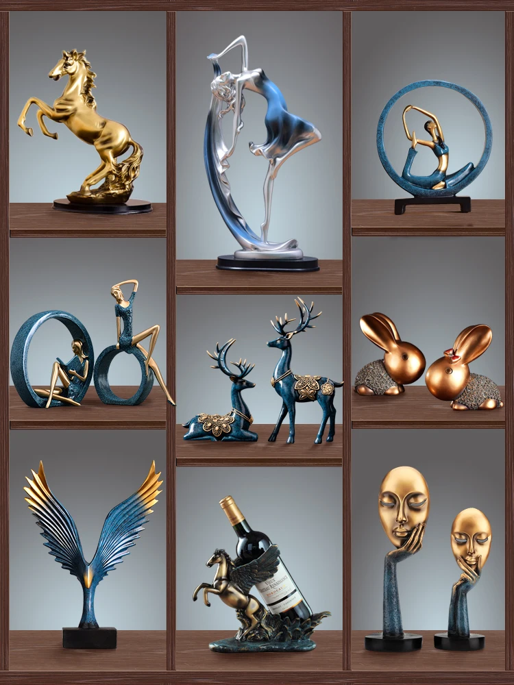 

Modern luxury high-end office, living room, decoration, home decoration, creative wine cabinet, decoration and decoration