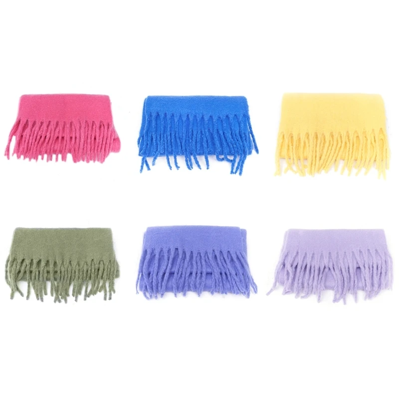 

Large Blanket Wrap Shawl Scarves Large Blanket Wrap Shawl Scarves Neck Warmer Office Napping Blanket with Tassel