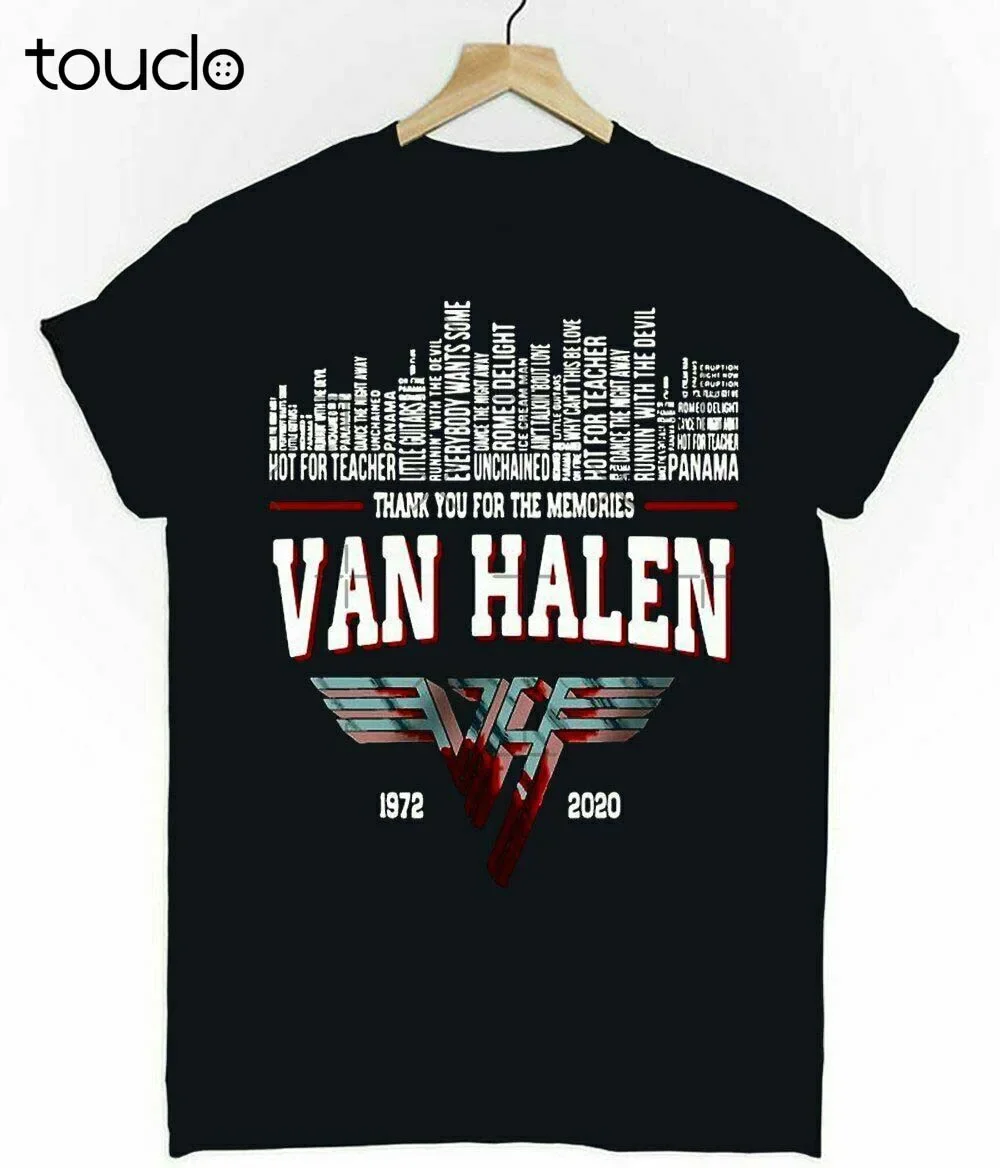 Футболка Eddie Van Halen Rip Tribute Gear Thank For The Classi обычный размер S-3XL унисекс цифровая печать