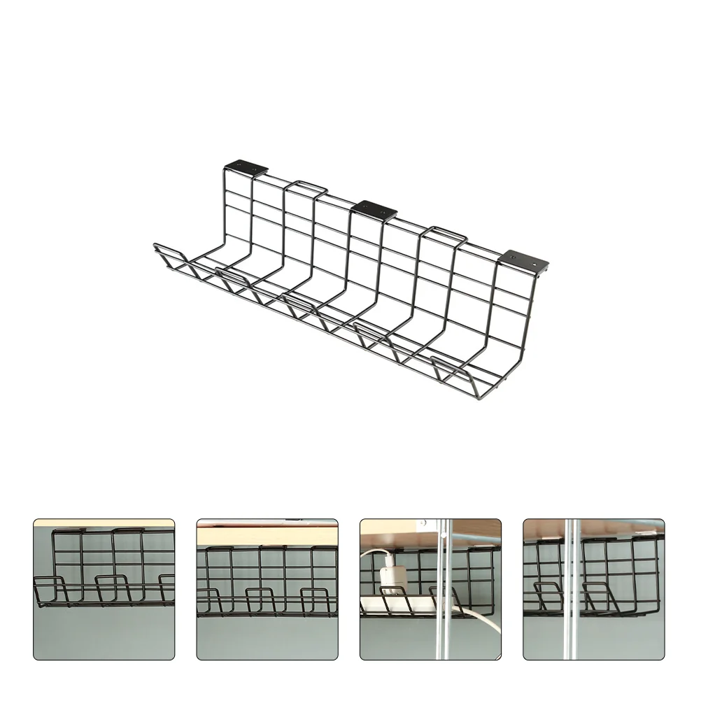 

Cable Desk Wire Management Organizer Tray Rack Cord Storage Holder Managements Baskets Table Shelf Office Organizers Cage Racks