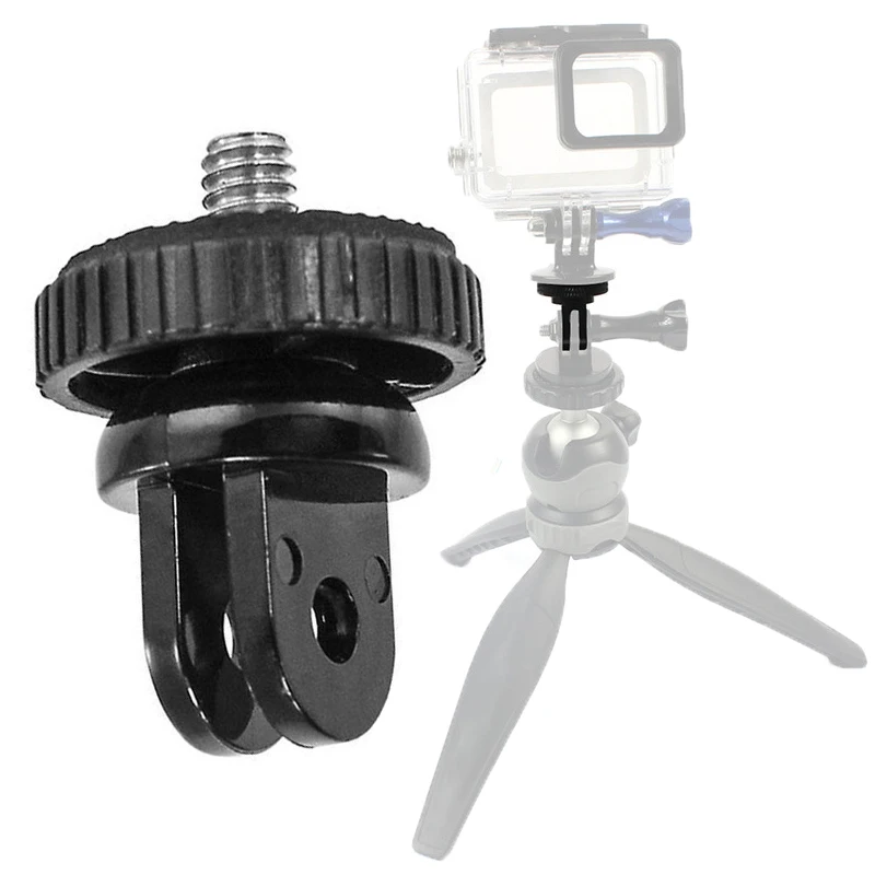 Высококачественный пластиковый 1/4 дюймовый мини-адаптер для штатива фотоштатива