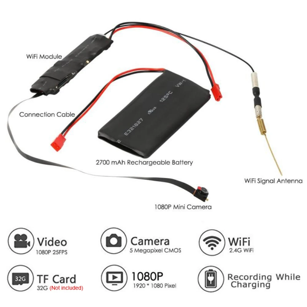 Wi-Fi мини-камера с датчиком движения 1080P HD | Электроника