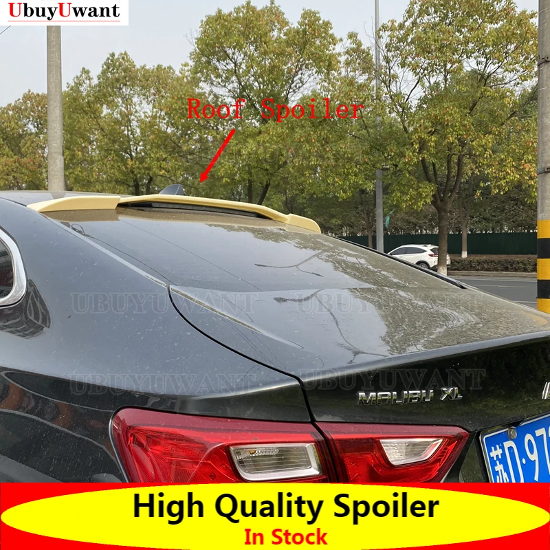 

For Chevrolet Malibu XL 2016 2017 2018 2019 2020 2021 2022 Spoiler High Quality ABS Plastic Rear Roof Spoiler Car Styling