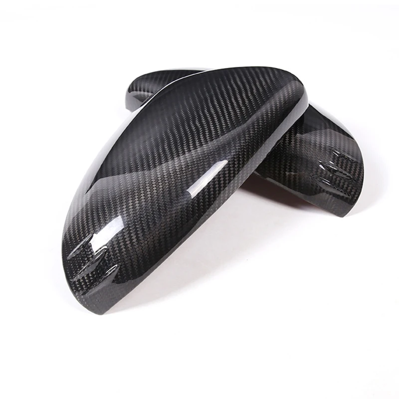 QHCP Настоящее углеродное волокно накладка на зеркало заднего вида автомобиля