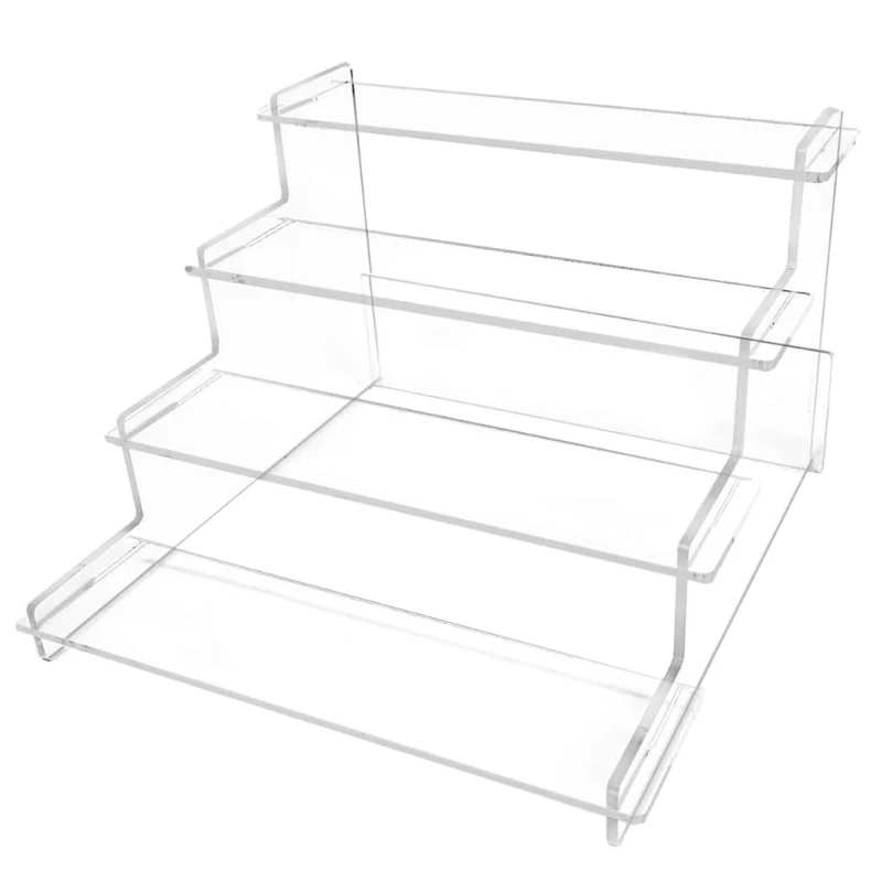 4-х уровневая прозрачная подставка для дисплея органайзер духов пластиковый