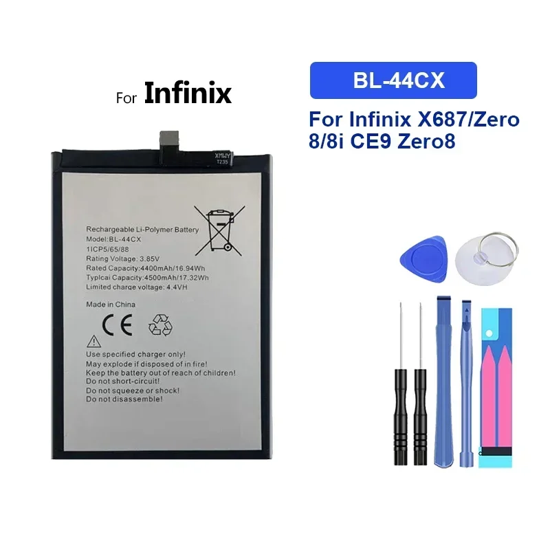 Аккумулятор 4000 мАч/5000 мАч фотолампа для infinix Hot 8 9 X650 X650B X655 X656 Note 7 Lite/4 Pro Spark 5