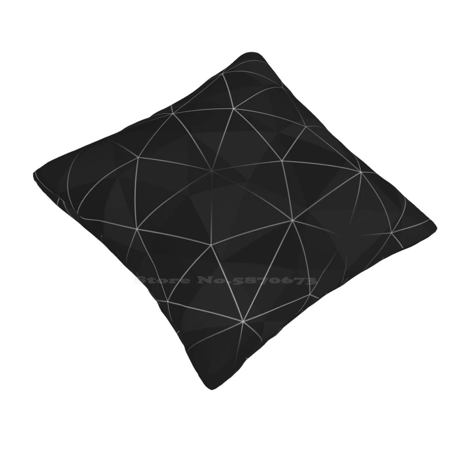 Kintsugi-серебристая сетчатая наволочка для подушки Kintsugi серебристая металлическая