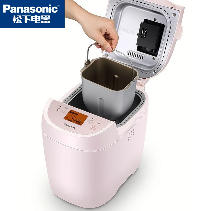 

Panasonic Bread Maker SD-PY100 Pink Household Automatic Dough Kneading Fermentation Bread Machine 18 Menus Kitchen Appliances