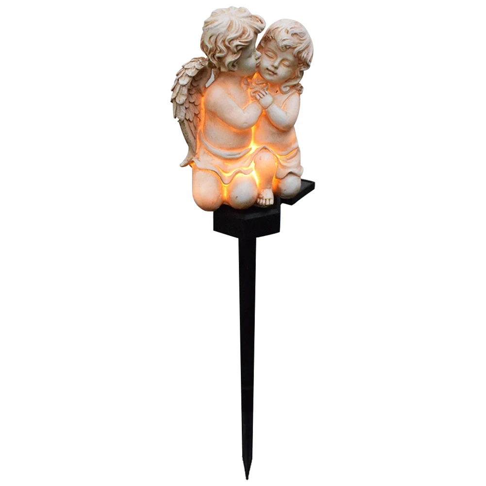 

Garden Solar Angel Sculpture Waterproof Outdoor Camel Light Resin LED Solar Fairy Light Wings Angel for Garden Balcony Yard