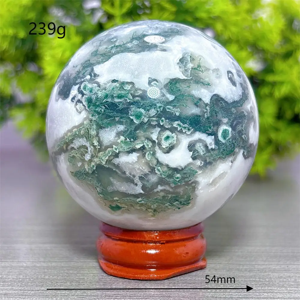 

Моховая агата сфера