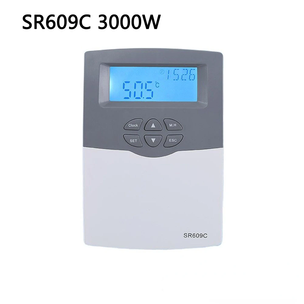 Регулятор солнечного водонагревателя SR609C на два дня 3000 Вт Ultisol для