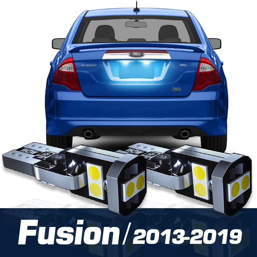 

2pcs LED License Plate Light Canbus Accessories For Ford Fusion 2013 2014 2015 2016 2017 2018 2019