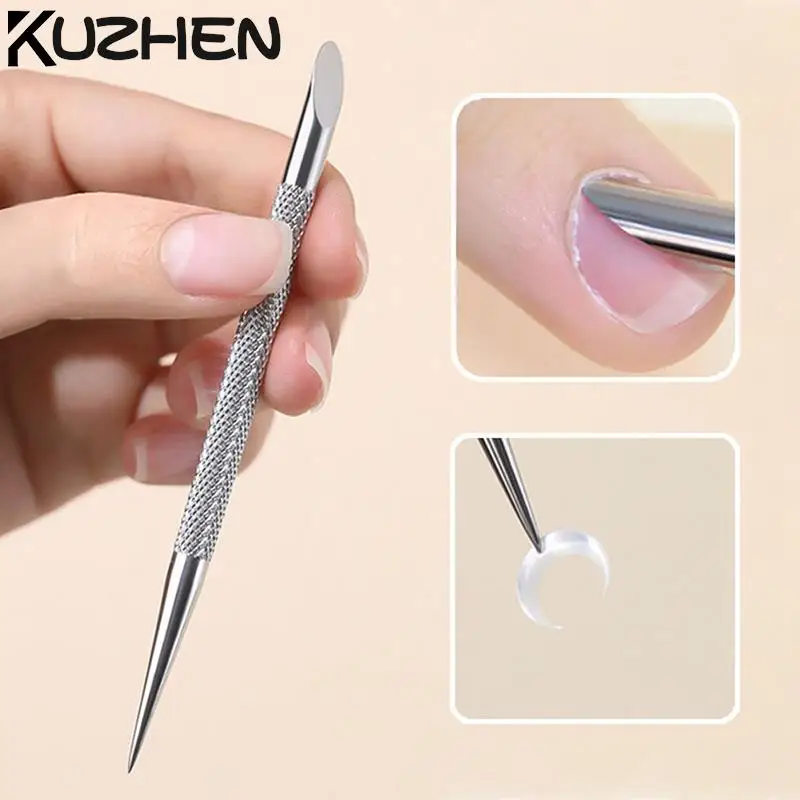 

1 шт., маникюрный Толкатель для кутикулы из нержавеющей стали