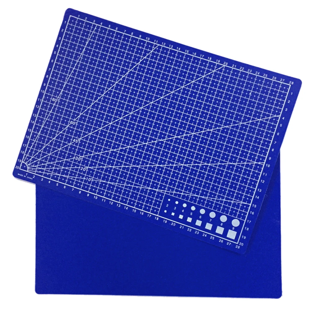 A4 Grid Cutting Mats Double-sided Self Healing Cutting Plate Cut Cardboard PVC Manual DIY Patchwork Cutting Pad 30*22cm