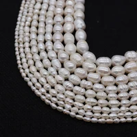 rice shaped natural freshwater pearl bead a grade 11 13mm punch loose beads jewelry making diy bracelet necklace earrings beads