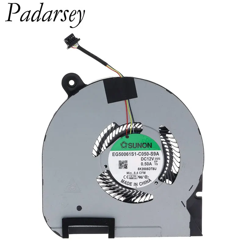 Сменный охлаждающий вентилятор Padarsey для процессора ноутбука и графического Dell G7