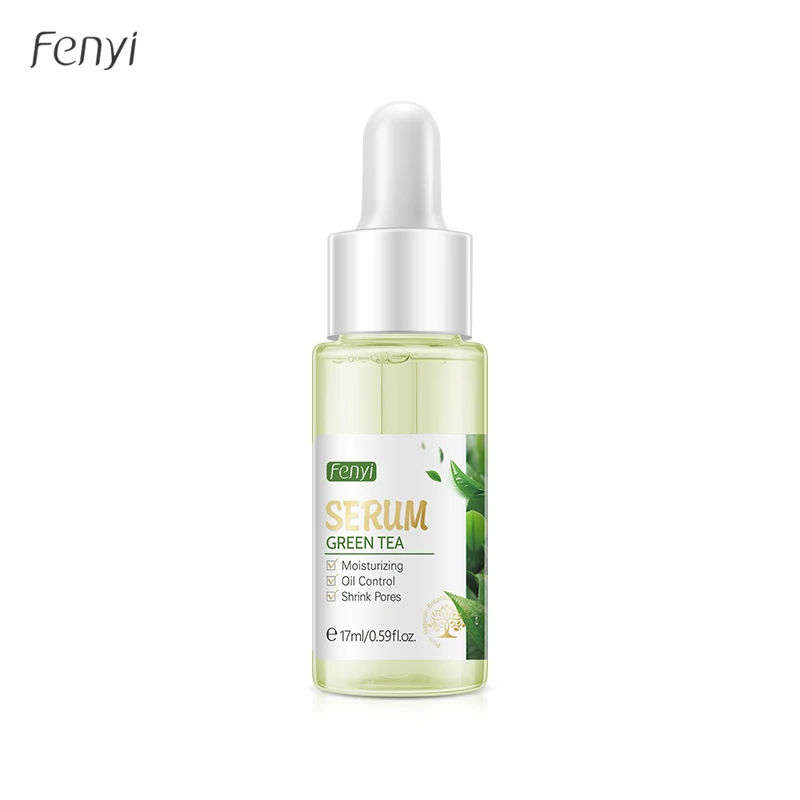 

FENYI Green Tea Facial Serum Whitening Brightening Moisturizing Hydrating Firming Repairing Face Essence Skin Care 17ml