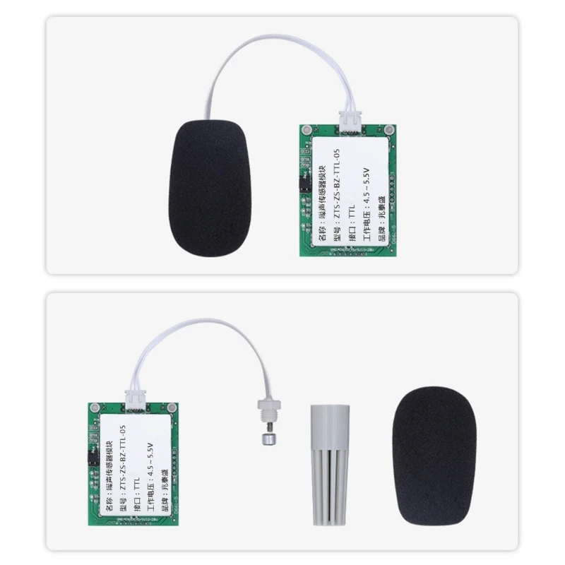

Industrial Grade Noise Decibel Detection Module Sound Sensor Sound Level Meter Sound Measurement TTL5V/RS485 5V Durable