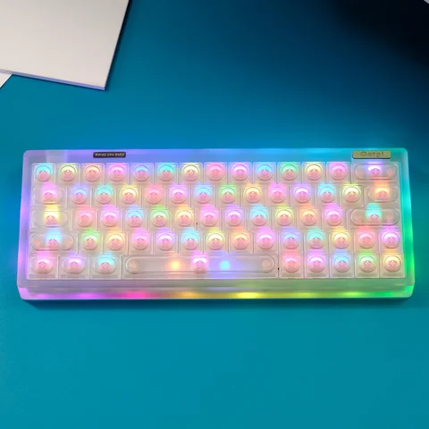 KBDiy Toy Прозрачный колпачок для клавиш PBT Низкопрофильный 115 колпачков для клавиш Custom Gamer для игровых механических колпачков для клавиш 61/68/84/108