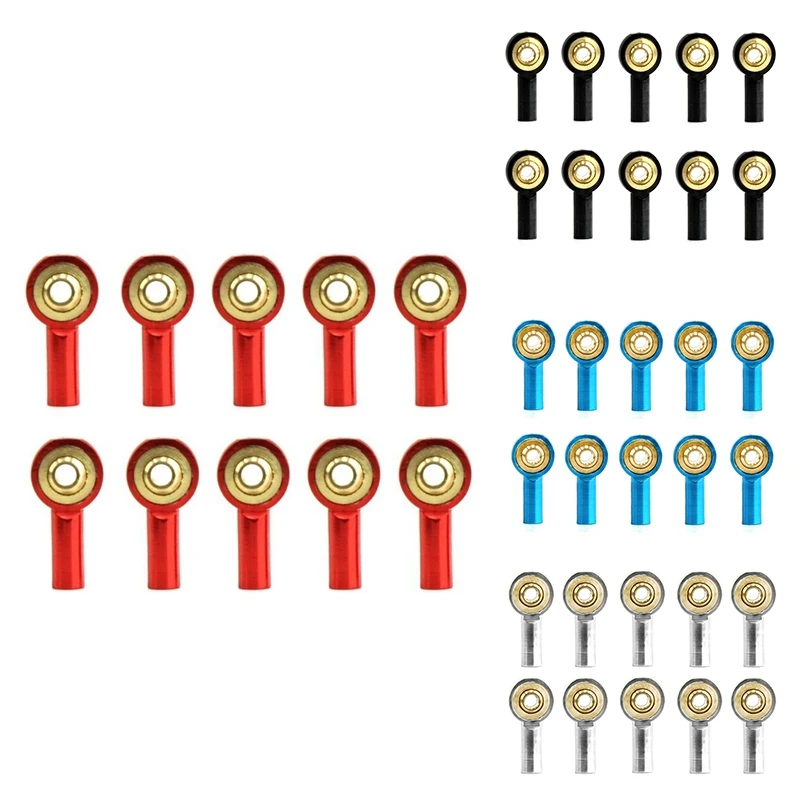 

Металлическая рулевая тяга M2 10 шт., рулевая тяга с пряжкой, для радиоуправляемых автомобилей, лодок
