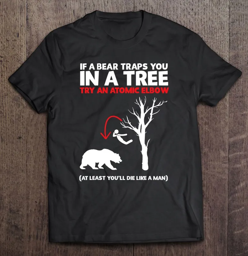 

Футболка мужская оверсайз с принтом «If A Bear»