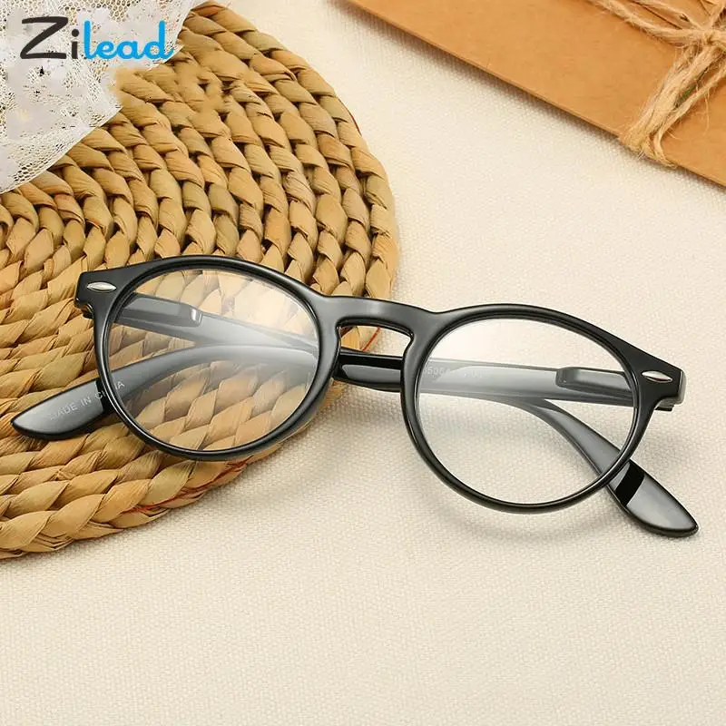 

Zilead Vintage Reading Glasses Men Women Ultralight Hyperopia Presbyopic Eyeglasses Diopter Spectacles Unisex+1+1.5+2+2.5+3+3.5