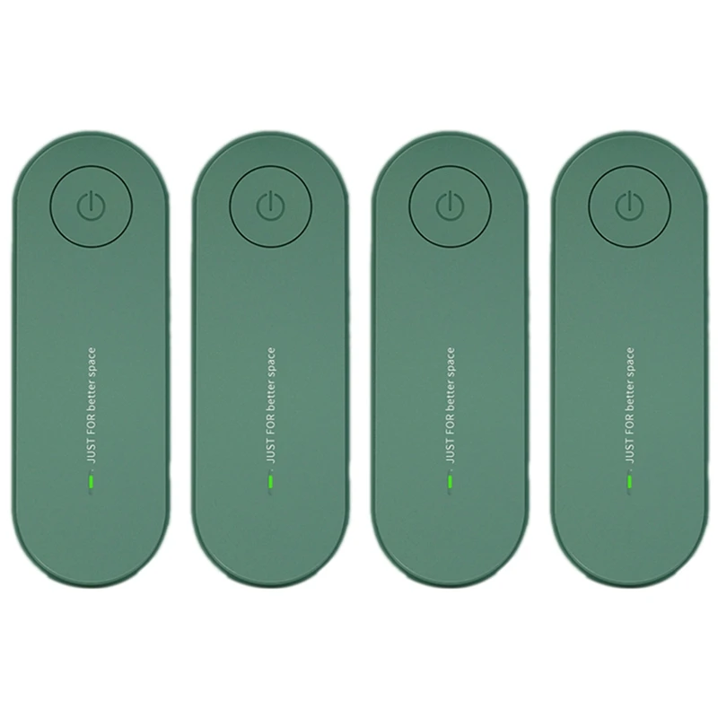 

4X Plug In Air Purifier For Home Cleaner Mini Air Ionizer To Remove Smoke Deodorizer Air Freshener Green US Plug