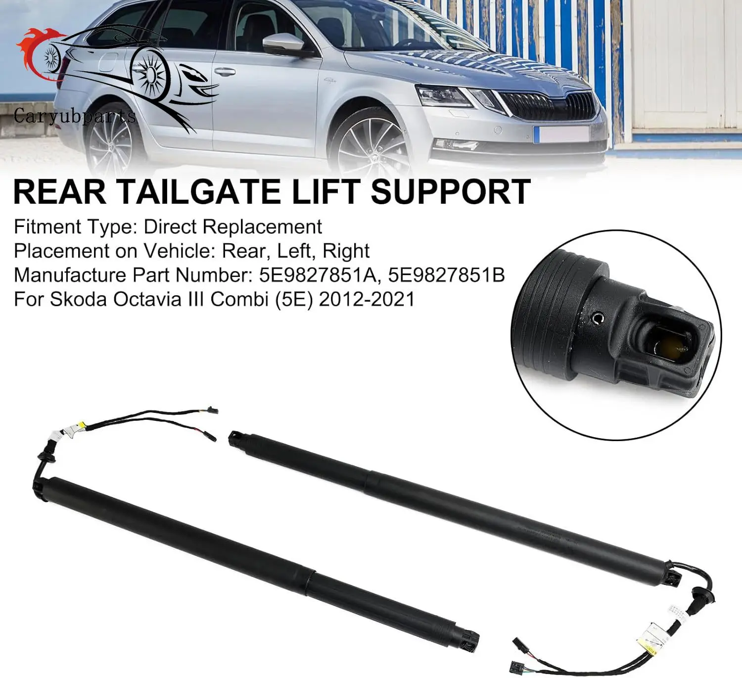 5Е 9827851 D для Skoda Octavia III Combi 5E5 Газовая стойка 5E 9827852 A E Ф