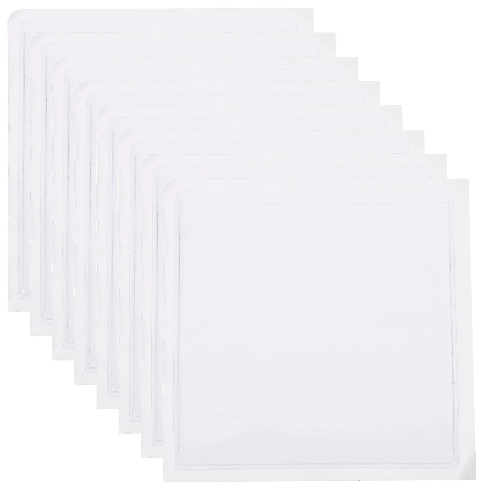 10 шт. защитные рукава для карт логотип прозрачные этикетки сумок чехлы