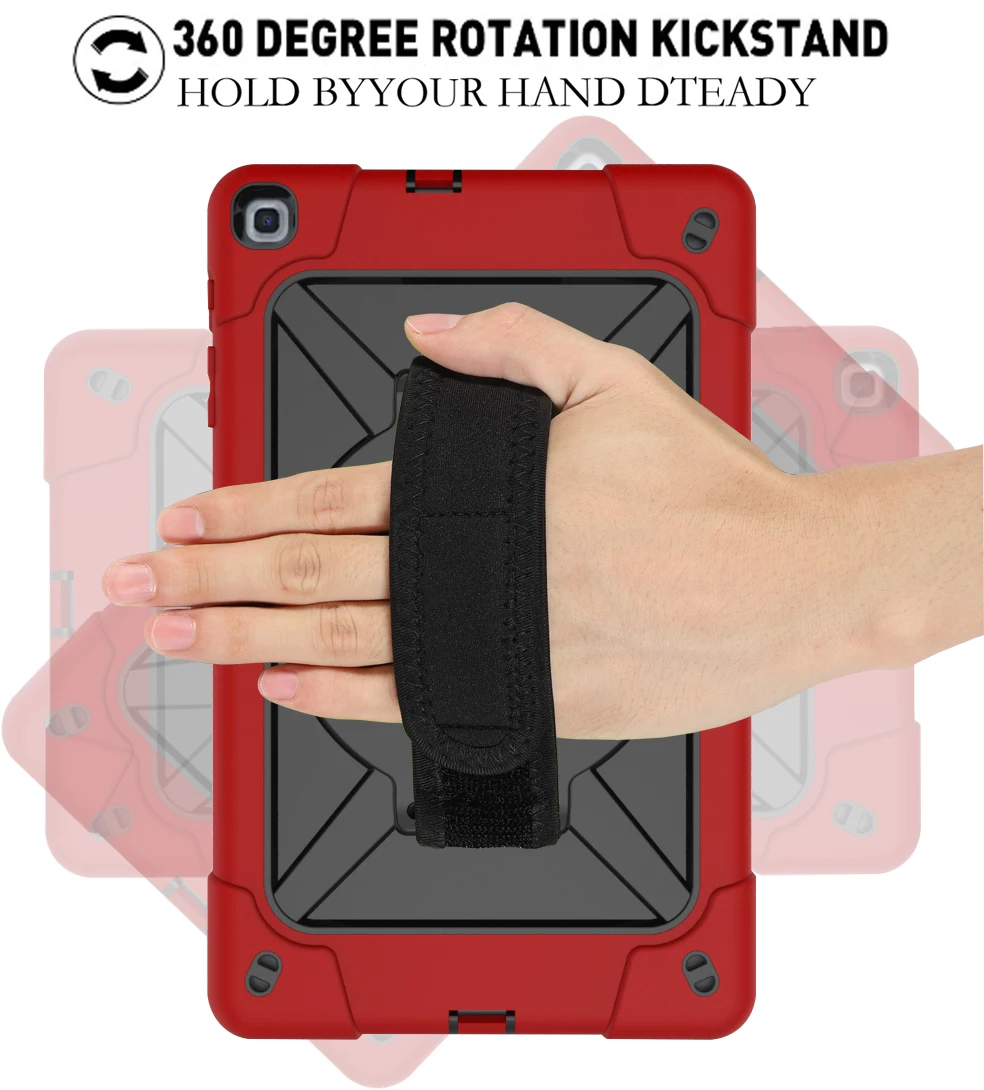 

Противоударный силиконовый плоский Гибридный чехол для Samsung Galaxy TabS6 Lite SH-P610/P615,Tab A T307, Tab A T290/T295