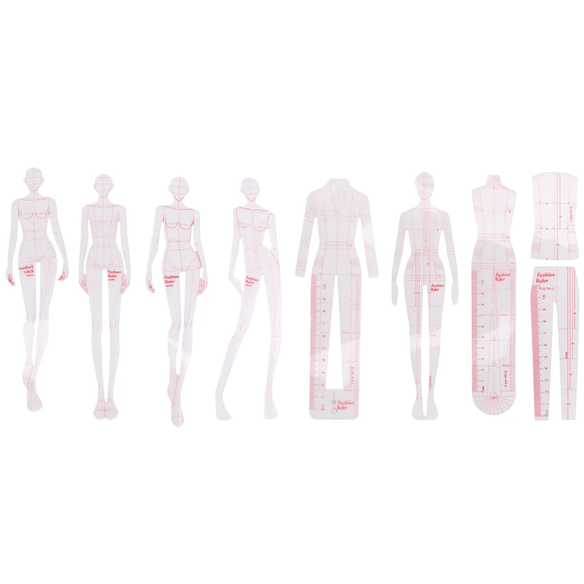 Модные линейки для иллюстраций шаблоны рисования линейка шитья узоры гуманоидов