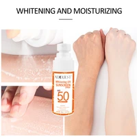 auquest sunscreen cream spf 50 sun protection isolation lotion sun cream whitening moisturizing skin care 50ml