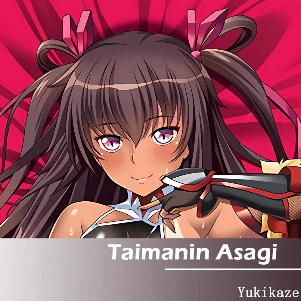 Taimanin Asagi Fuma Tokiko Dakimakura Hing чехол для тела отаку подушка Рождественский подарки