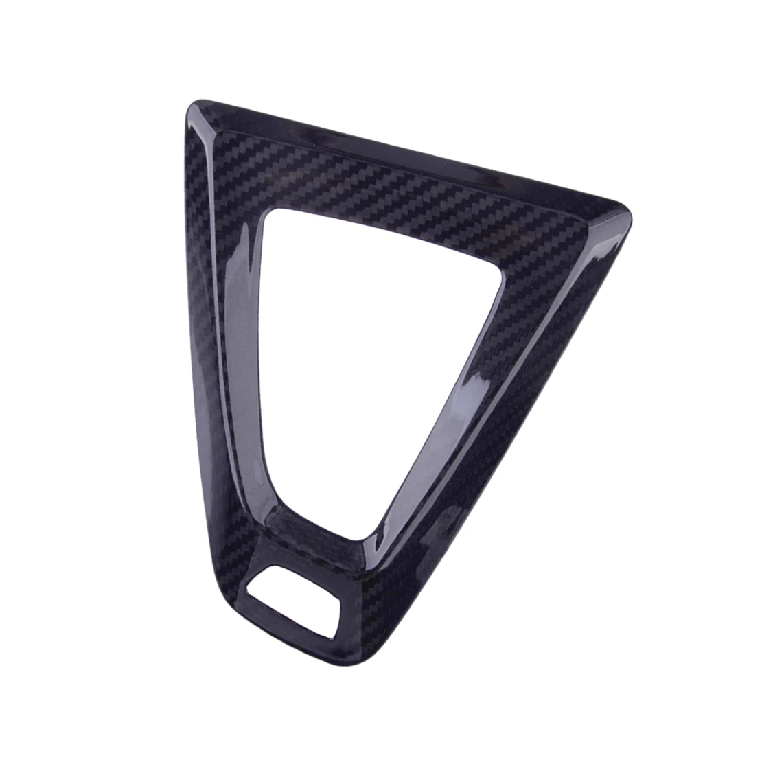 Черная центральная консоль из углеродного волокна панель переключения передач