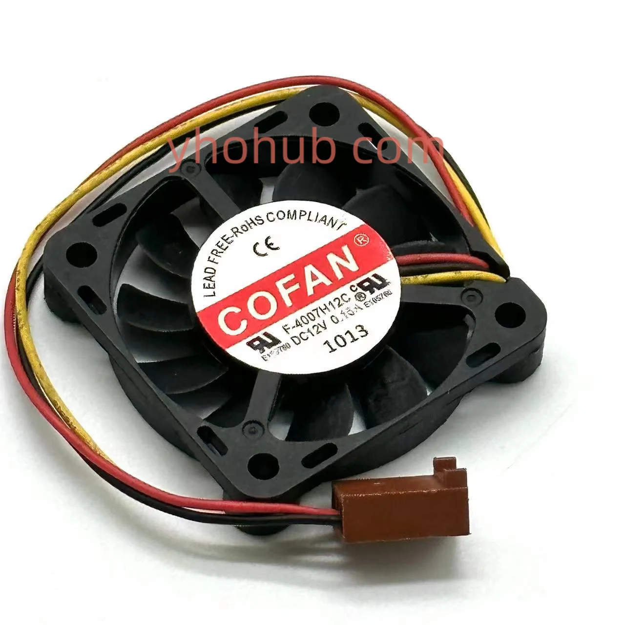 COFAN F-4007H12C DC 12V 0.16A 40x40x7mm 3-проводной Вентилятор охлаждения сервера