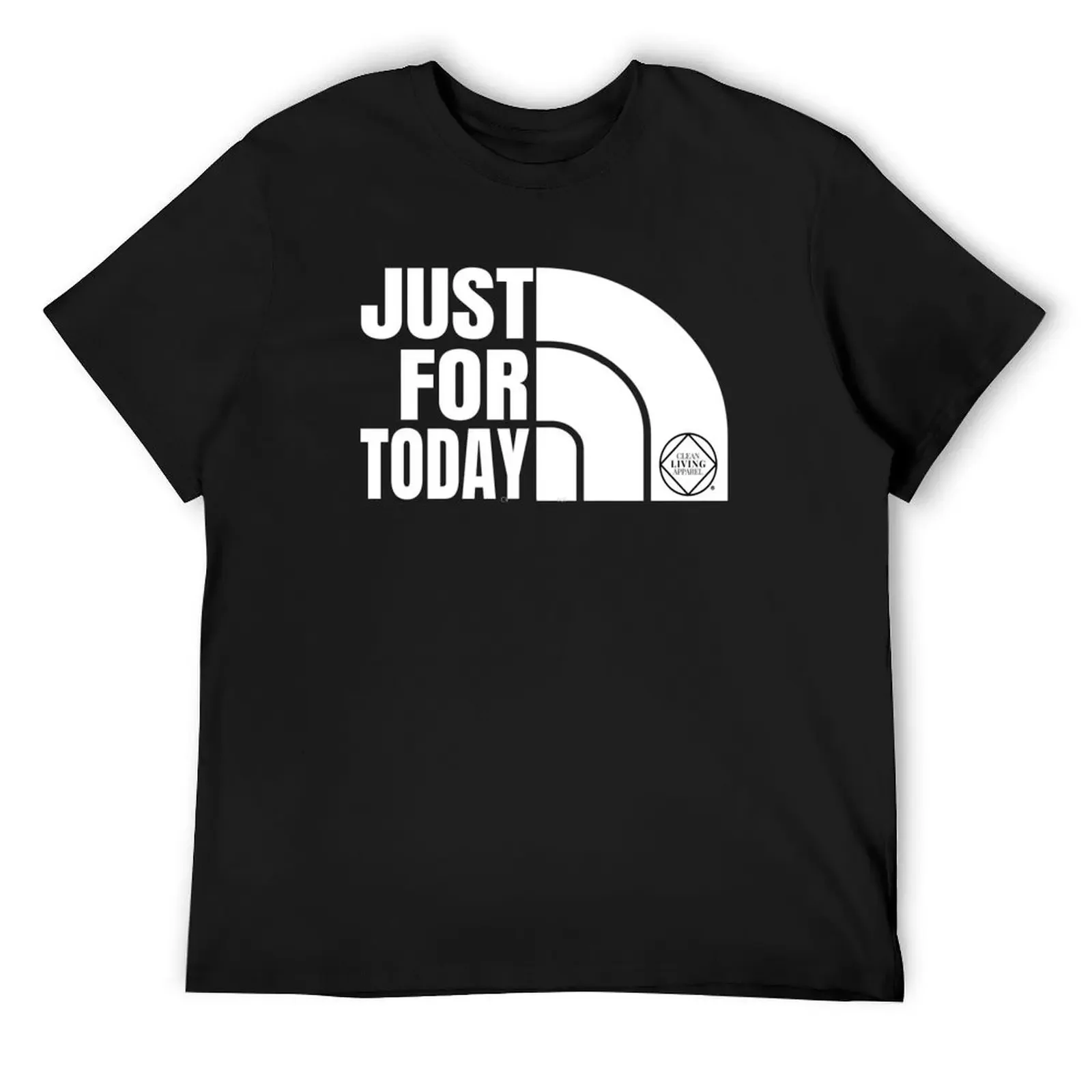 Just For Today Narcotics Anonymous NA Подарочная футболка Блузка быстросохнущие футболки с аниме