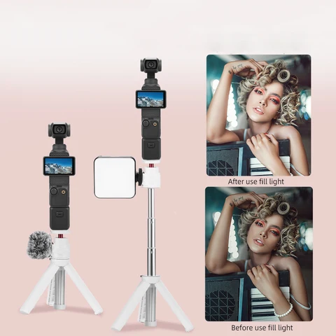 Мини-штатив TENENELE белый для GoPro/Insta360